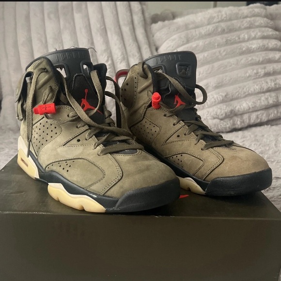 travis scott 6s olive